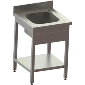 Spălător Cu O Cuvă Și O Poliță - Kraftinox